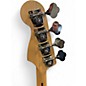 Used Fender Standard Fretless Jazz Bass Black and White Electric Bass Guitar
