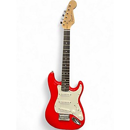 Used Squier Mini Affinity Stratocaster Candy Apple Red Electric Guitar