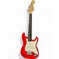 Used Squier Mini Affinity Stratocaster Candy Apple Red Electric Guitar thumbnail