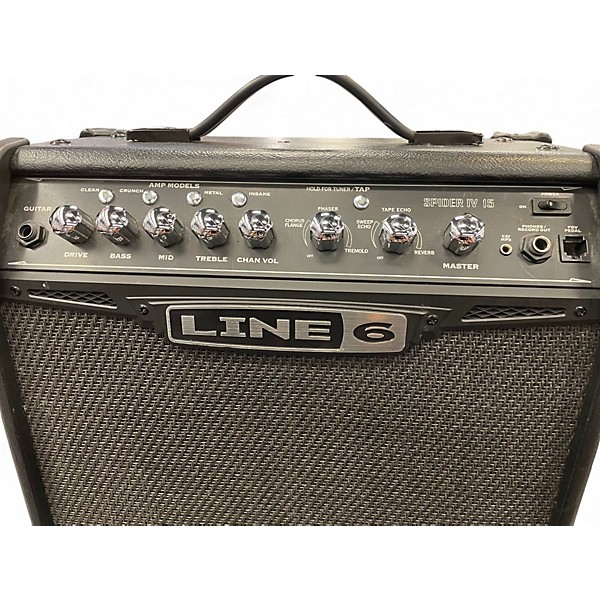 Used Line 6 Spider IV 15W 1X8 Guitar Combo Amp