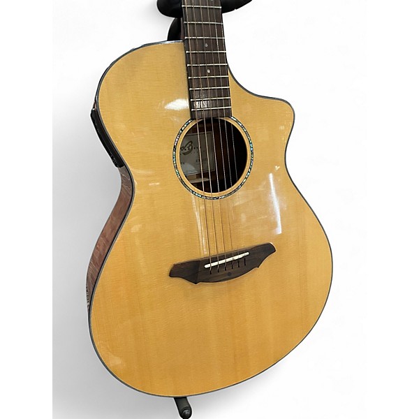 Used Breedlove AC25/SM Natural Acoustic Electric Guitar