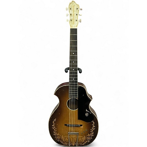 Vintage 1930s Kay Kraft Venetian Sunburst Acoustic Guitar