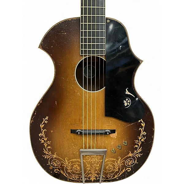 Vintage 1930s Kay Kraft Venetian Sunburst Acoustic Guitar