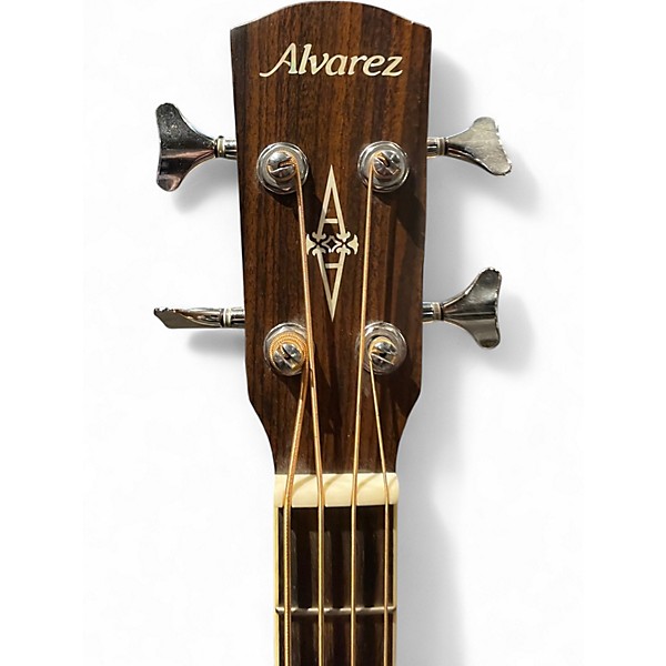 Used Alvarez AB60CE Natural Acoustic Bass Guitar