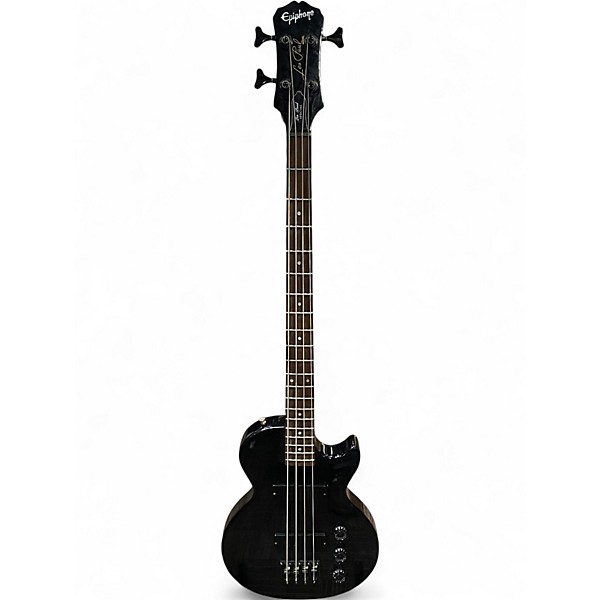 Used Epiphone Les Paul Special Bass Trans Black Electric Bass Guitar