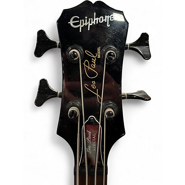 Used Epiphone Les Paul Special Bass Trans Black Electric Bass Guitar