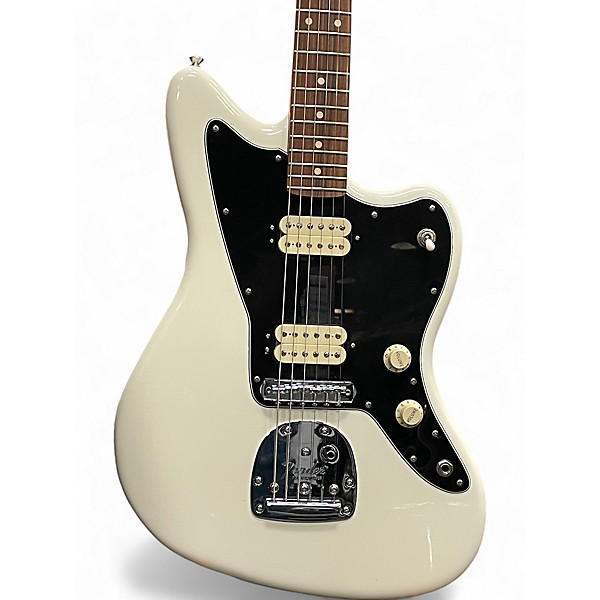 Used Fender Jazzmaster white Solid Body Electric Guitar