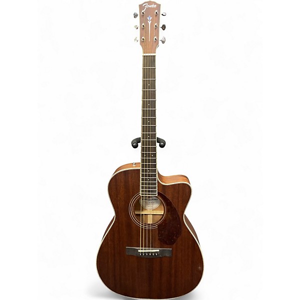 Used Fender Paramount PM-3 Mahogany Acoustic Electric Guitar