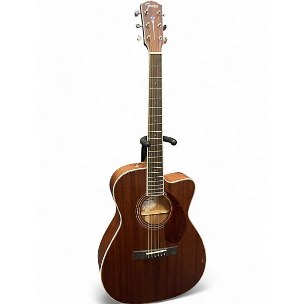 Used Fender Paramount PM-3 Mahogany Acoustic Electric Guitar