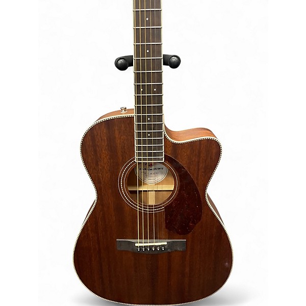 Used Fender Paramount PM-3 Mahogany Acoustic Electric Guitar