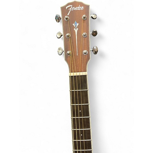 Used Fender Paramount PM-3 Mahogany Acoustic Electric Guitar
