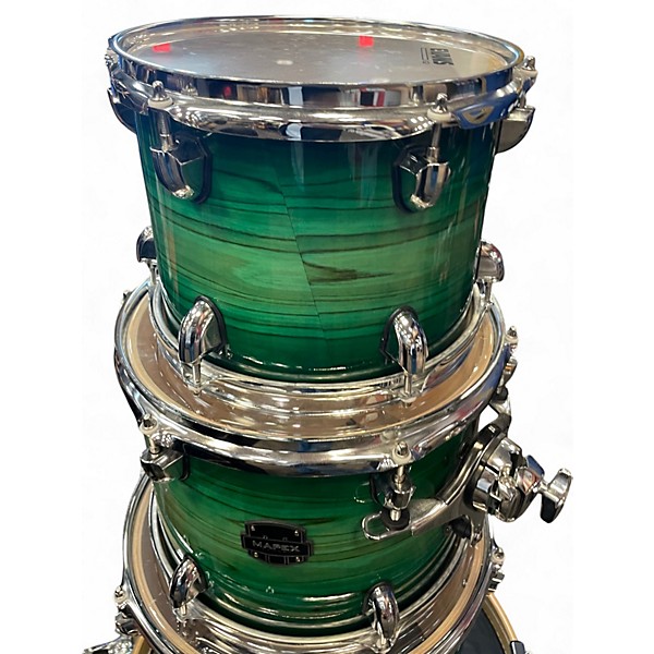 Used Mapex 4 Piece ARMORY FUSHION Green Drum Kit