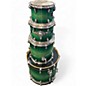 Used Mapex 4 Piece ARMORY FUSHION Green Drum Kit