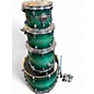 Used Mapex 4 Piece ARMORY FUSHION Green Drum Kit
