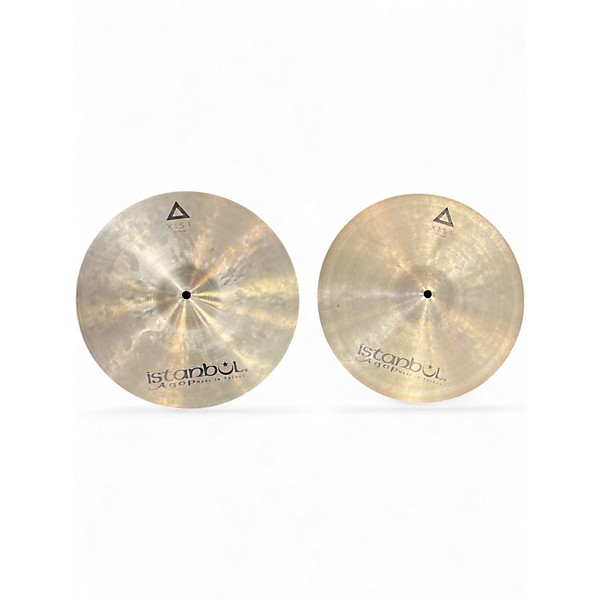 Used Istanbul Agop 14in Xist Hi Hat Pair Cymbal
