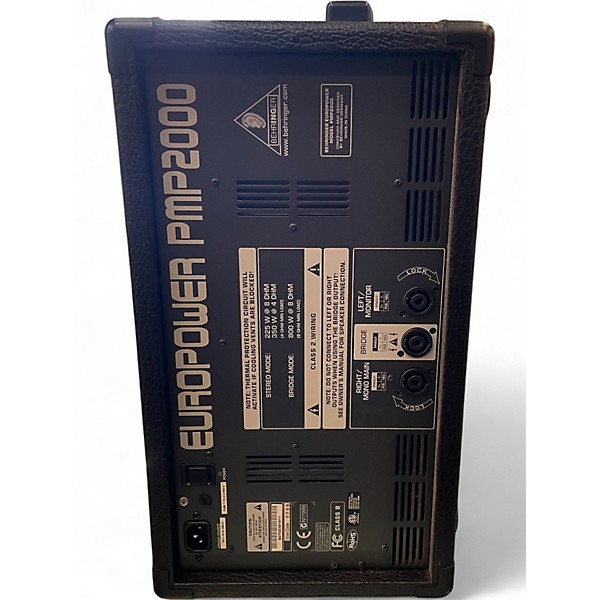 Used Behringer europower pmp2000 Powered Mixer