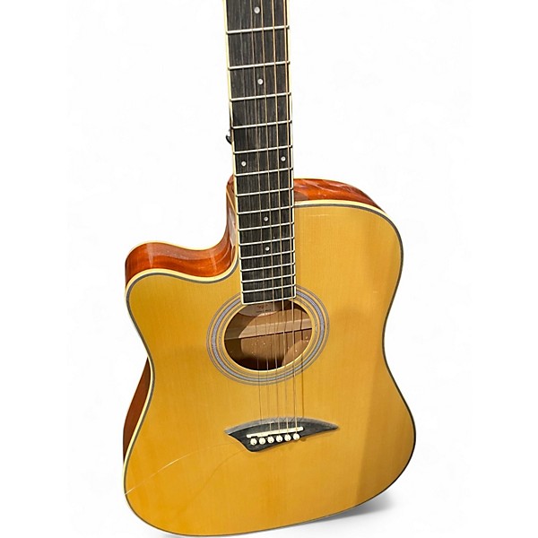 Used Kona K2LN Natural Acoustic Electric Guitar