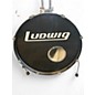 Used Ludwig 4 Piece Accent black Drum Kit