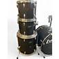 Used Ludwig 4 Piece Accent black Drum Kit