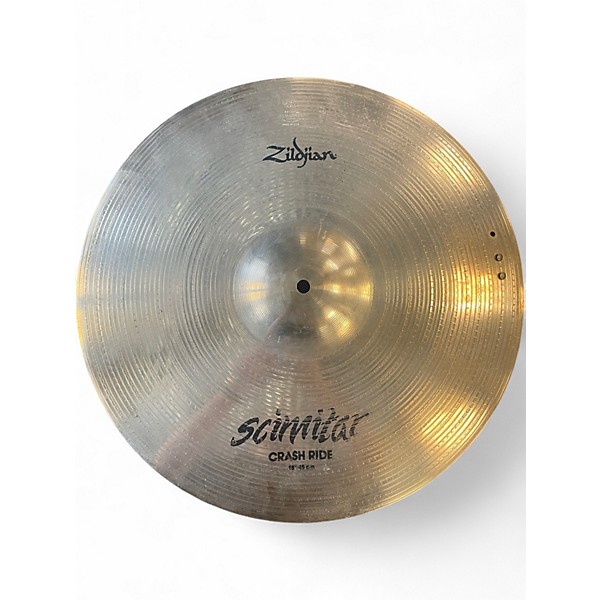 Used Zildjian 18in Scimitar Crash Ride Cymbal