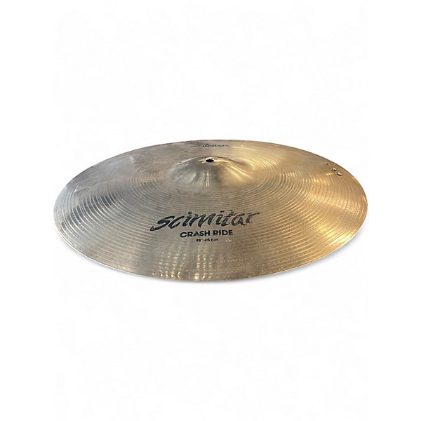 Used Zildjian 18in Scimitar Crash Ride Cymbal