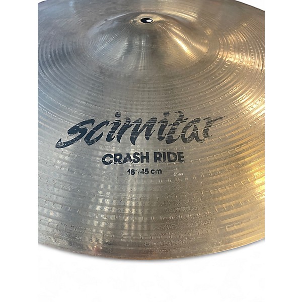 Used Zildjian 18in Scimitar Crash Ride Cymbal
