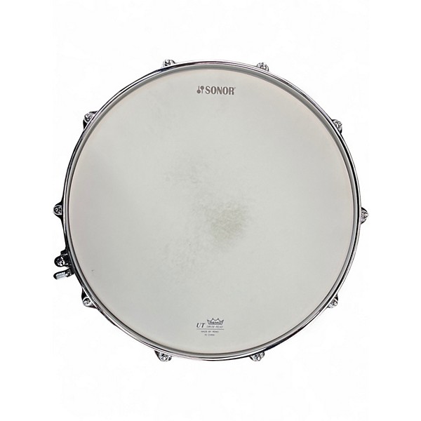 Used SONOR 14in AQ2 SNARE 14X6 WHITE MARINE PEARL Drum