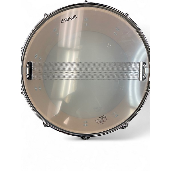 Used SONOR 14in AQ2 SNARE 14X6 WHITE MARINE PEARL Drum