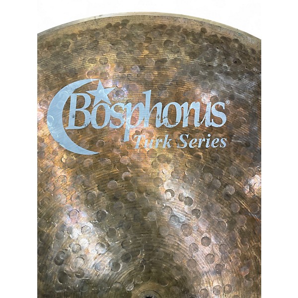 Used Bosphorus Cymbals 24in TURK SERIES FLAT RIDE Cymbal