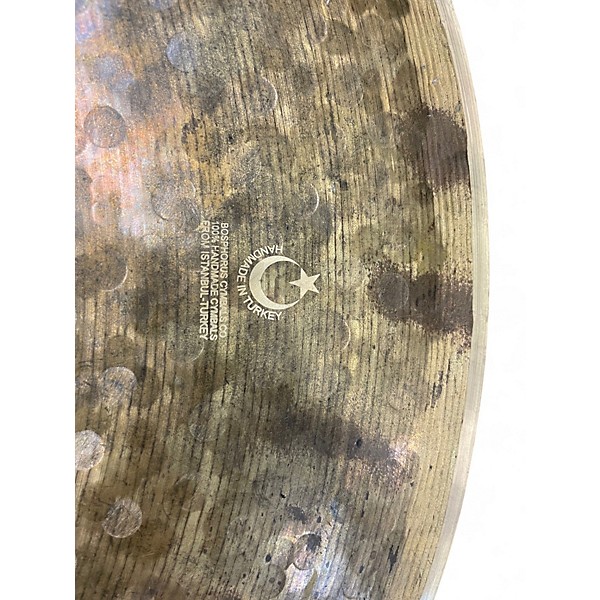 Used Bosphorus Cymbals 24in TURK SERIES FLAT RIDE Cymbal