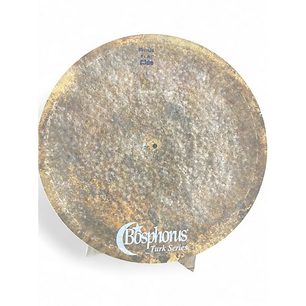 Used Bosphorus Cymbals 24in TURK SERIES FLAT RIDE Cymbal