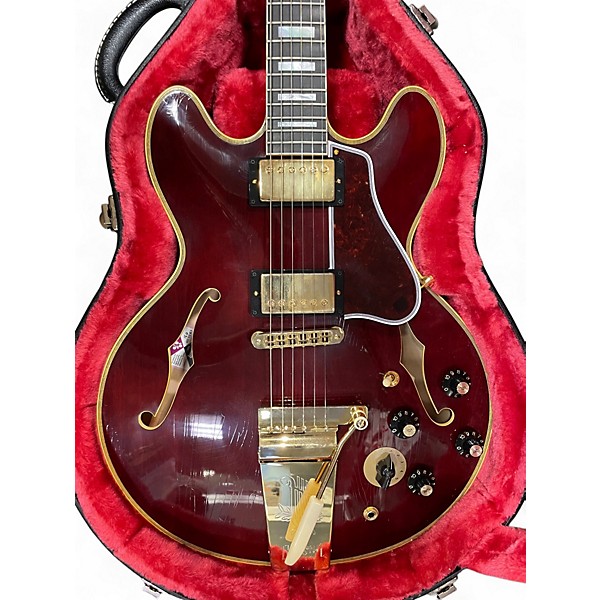 Used Gibson ES-355TD Custom Shop Chuck Berry Burgundy Hollow Body Electric Guitar