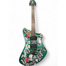 Used Fernandes VERTIGO X Green Solid Body Electric Guitar