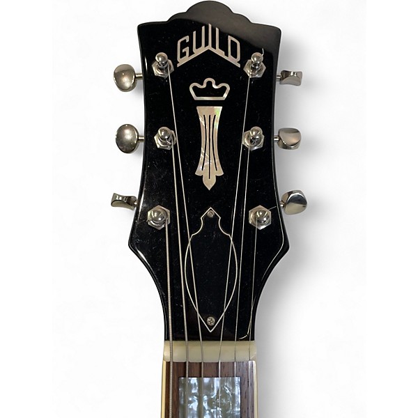 Used Guild CE-100DH 2 Color Sunburst Hollow Body Electric Guitar