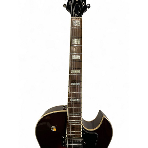 Used Guild CE-100DH 2 Color Sunburst Hollow Body Electric Guitar