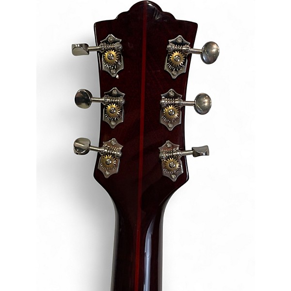 Used Guild CE-100DH 2 Color Sunburst Hollow Body Electric Guitar