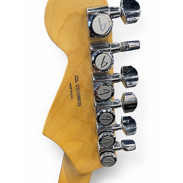 Used 2015 Fender American Deluxe Stratocaster HSH Silverburst Solid Body Electric Guitar