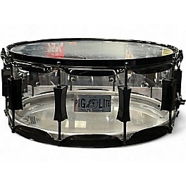 Used Pork Pie 6X14 Pork Lite Snare Acrylic Drum