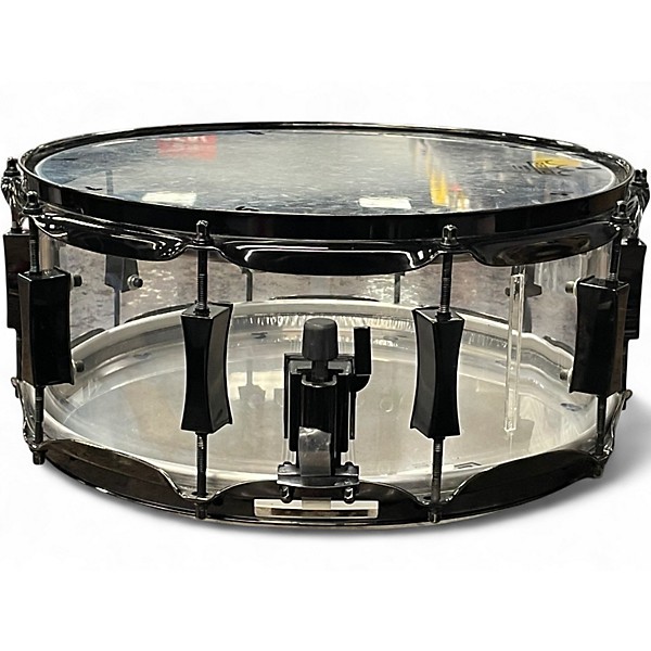 Used Pork Pie 6X14 Pork Lite Snare Acrylic Drum