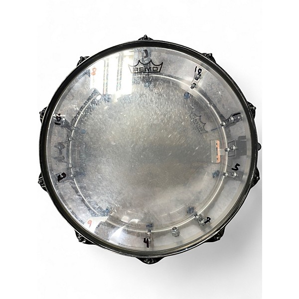 Used Pork Pie 6X14 Pork Lite Snare Acrylic Drum