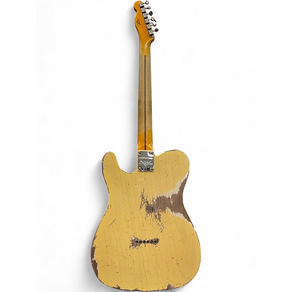 Used Fender Custom Shop LTD NAMM 1951 Nocaster Heavy Relic Nocaster Blonde Solid Body Electric Guitar