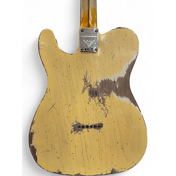 Used Fender Custom Shop LTD NAMM 1951 Nocaster Heavy Relic Nocaster Blonde Solid Body Electric Guitar