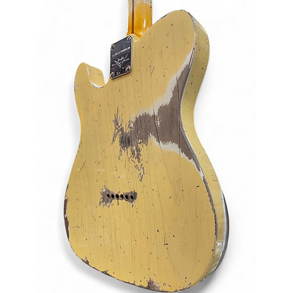 Used Fender Custom Shop LTD NAMM 1951 Nocaster Heavy Relic Nocaster Blonde Solid Body Electric Guitar