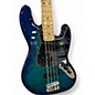 Used Fender Player Jazz Bass Plus Top Blue Burst Electric Bass Guitar