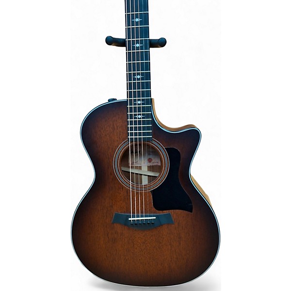 Used Taylor 324CE V-Class Brown Sunburst Acoustic Electric Guitar