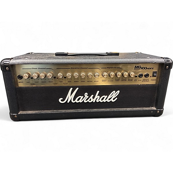 Used Marshall MG100HDFX 100W Solid State Guitar Amp Head