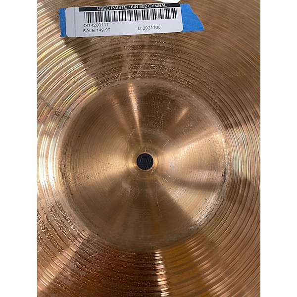 Used Paiste 16in 802 Cymbal
