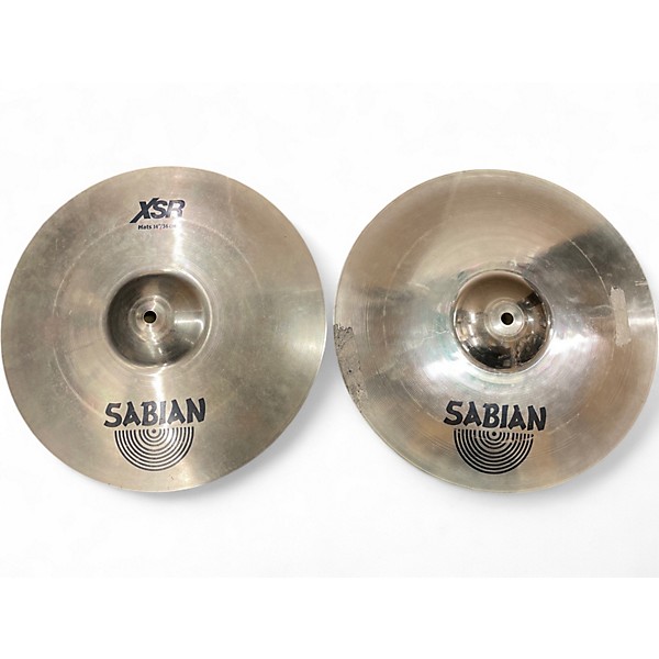 Used SABIAN 14in XSR HI HAT Cymbal