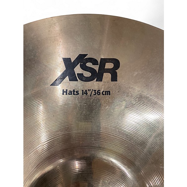 Used SABIAN 14in XSR HI HAT Cymbal