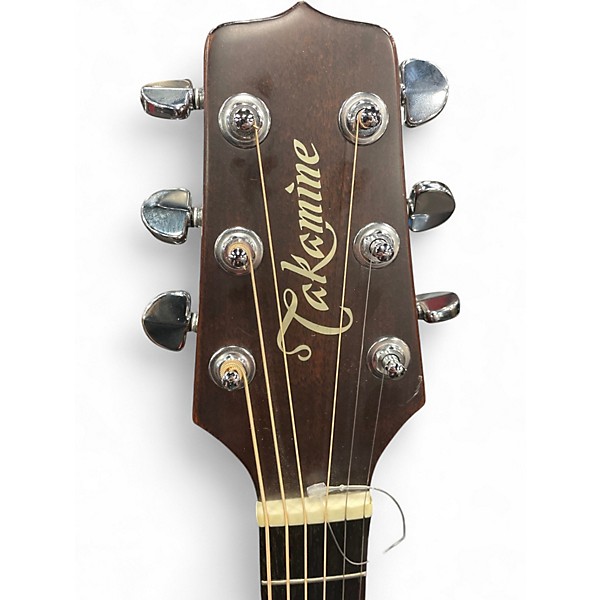 Used Takamine EF-340S Natural Acoustic Electric Guitar